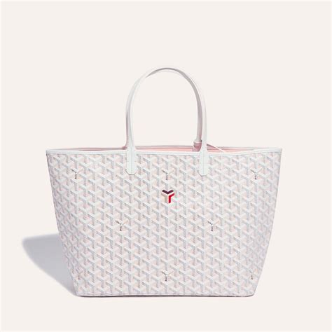 goyard saint louis claire voie tote pink|saint louis Goyard tote.